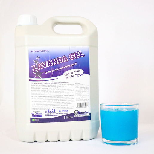 SABÃO PASTOSO LAVANDA GEL 5L MULTILIMP