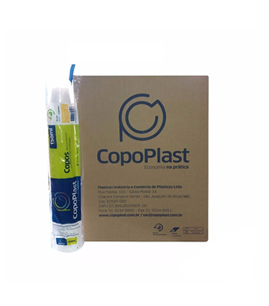 Copo descartável 200ml Copoplast c/ 2500 Unid