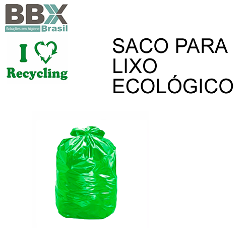 sacos para lixo VERDE diversos tamanhos e gramaturas