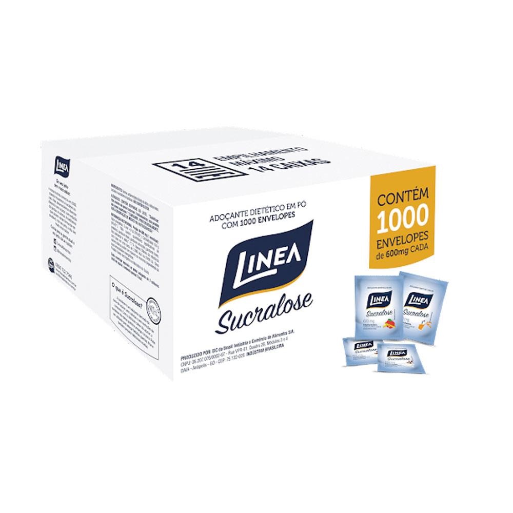 ADOÇANTE SACHE LINEA PO COM 1000UN X 0,6G SUCRALOSE