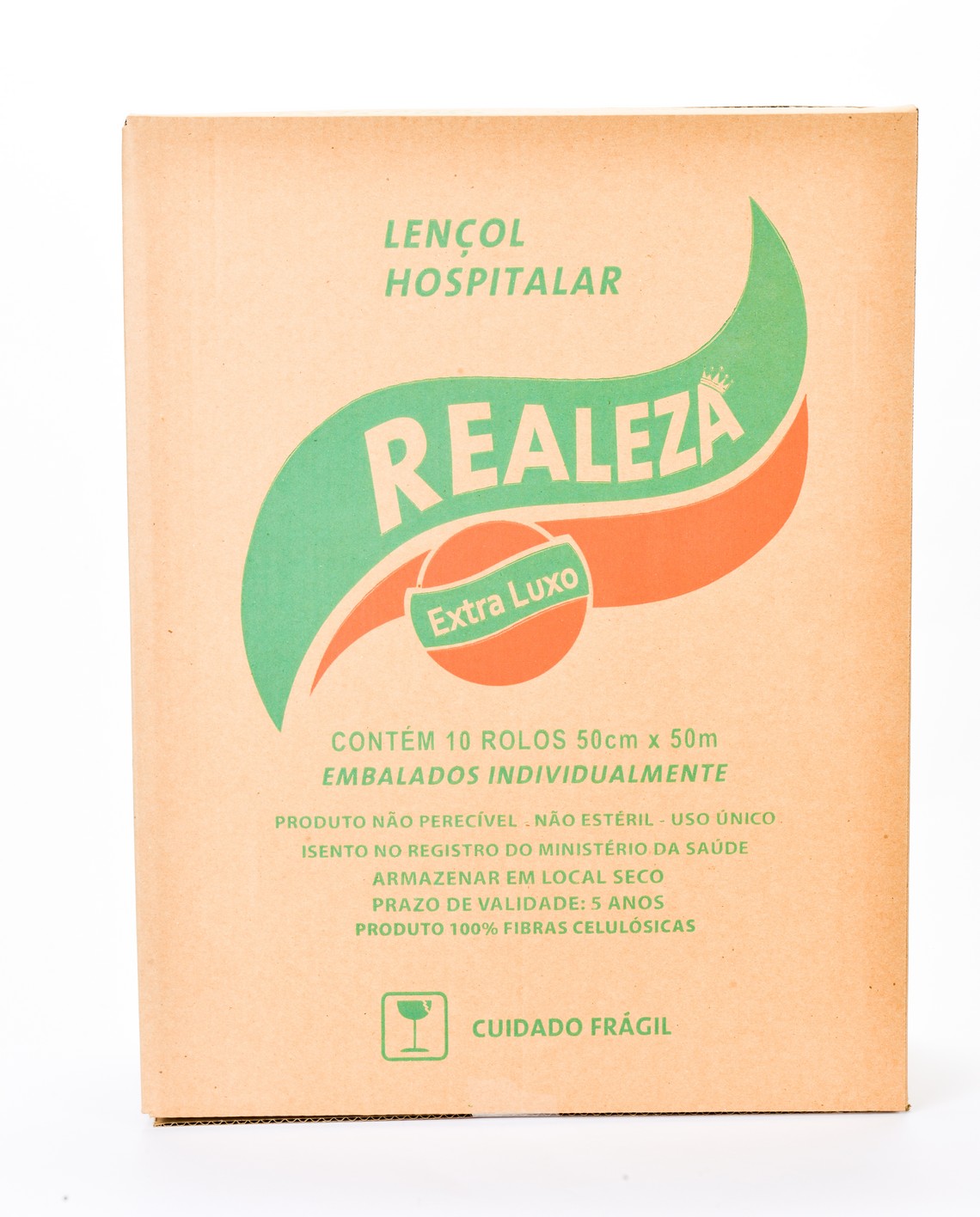 LENÇOL HOSPITALAR 50X50 LUXO REALEZA