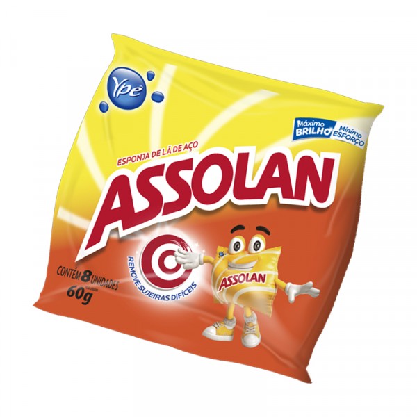 LA DE AÇO C/8 ASSOLAN