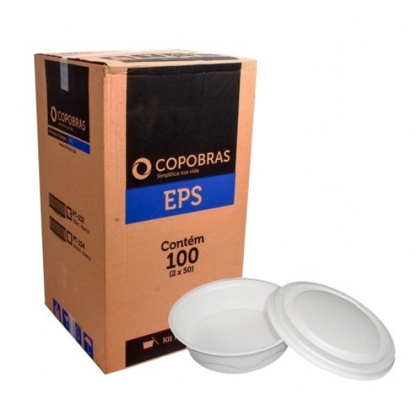 MARMITEX ISOPOR COPOBRAS PT 500 500ML C 100 UNID