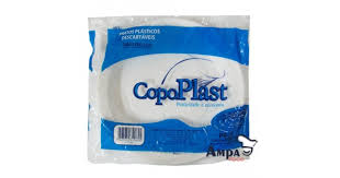 PRATO DESCARTÁVEL 21CM FUNDO COPOPLAST C 10