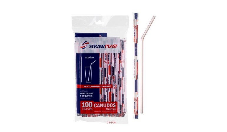 CANUDO FLEXIVEL SACHE STRAW C 100 UNID