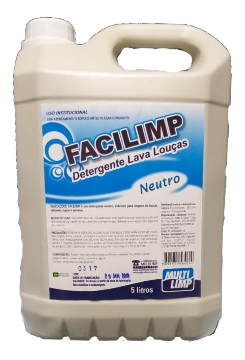 Detergente Facilimp  5L Multilimp