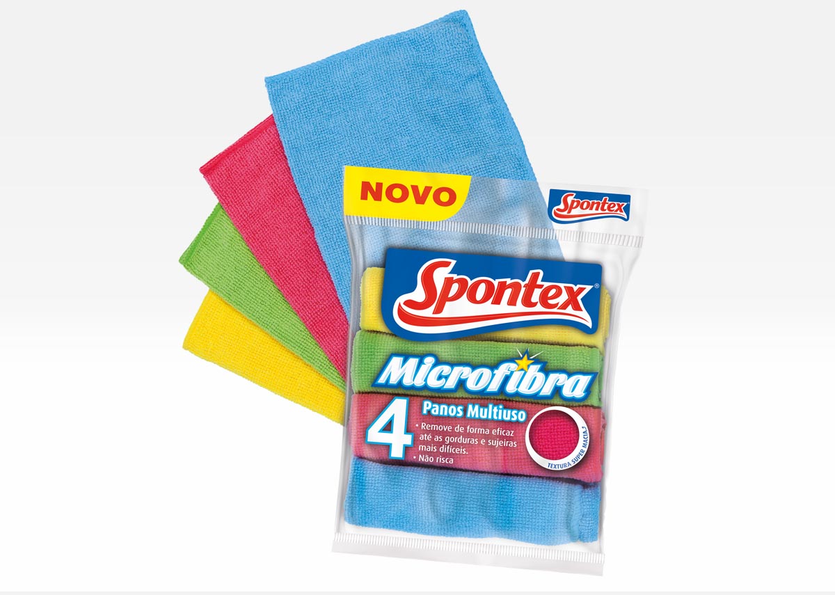 PANO DE MICROFIBRA SPONTEX 40X40CM