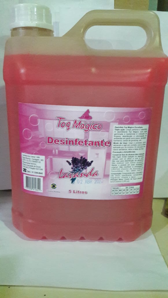 DESINFETANTE 5L TOQ MAGICO LAVANDA COMBATE