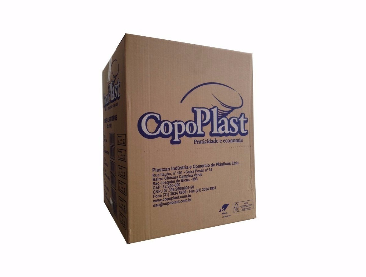 COPO DESCARTÁVEL 80ML COPOPLAST C 3000 UNID