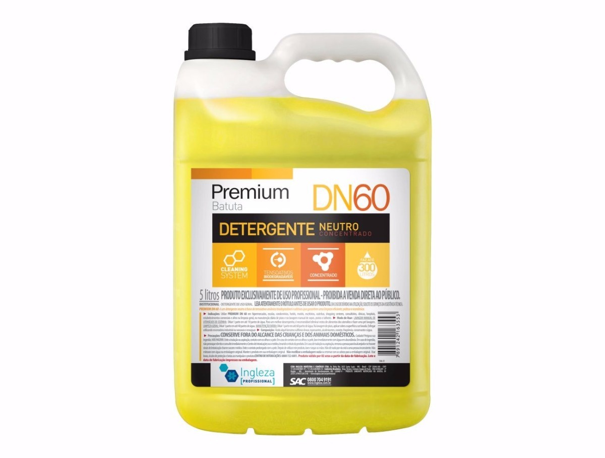 DETERGENTE NEUTRO CONCENTRADO DN60 5L