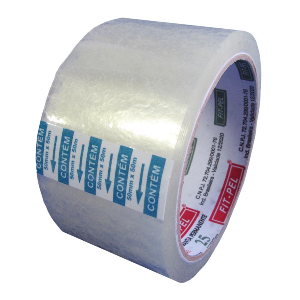 FITA ADESIVA TRANSPARENTE 45MM X 45M FITPEL