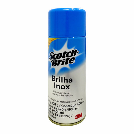 BRILHA INOX 400ML SCOTCH BRITE